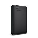 【200円引クーポン付】 HDD WD ポータブルHDD 1TB USB3.0 ブラック WD Elements Portable 外付けハードディスク / 送料無料