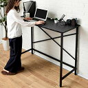 【1,000円クーポン付】 (スタンディングデスク) 耐荷重60kg 2口コンセント アジャスター付き 幅120×奥行48×高さ101cm 送料無料