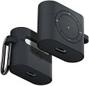 【200円引クーポン付】 Spigen Airpods 第3世代 ケース AirPods 3 ケース iPod デザイン ワイヤレス充電 対応 カラビナ リング 付き シリコン PC 二重構造 衝撃 吸収 軽量 キズ防止 耐衝撃 クラシック・シャッフル ASD02988 (チャコール) 送料無料