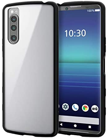 Rakuten - 【ポイント2倍】 【クーポン付】 エレコム Xperia 5 II ケース ハイブリッド 耐衝撃 TOUGHSLIM LITE フレームカラー ブラック 送料無料