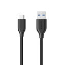 アンカー Anker USB Type C ケーブル PowerLine USB-C USB-A 3.0 ケーブル Xperia/Galaxy/LG/iPad Pro/MacBook その他 Android 等 USB-C機器対応 テレワーク リモート 在宅勤務 0.9m ブラック 送料無料