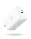 【200円引クーポン付】 アンカー Anker 充電器 PowerPort III 65W Pod (PD 充電器 USB-C) 3.0 (Gen2) 搭載/PSE技術基準適合/折りたたみ式プラグ】USB-C機器対応 (ホワイト) 送料無料