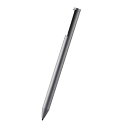 【200円引クーポン付】 エレコム アクティブタッチペン 充電式 iPad専用 アイパッド パームリジェクション対応 ペン先交換可能 グレー 送料無料