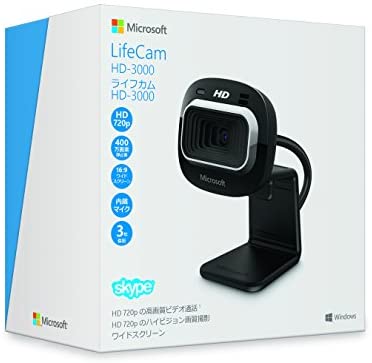 【200円引クーポン付】 マイクロソフト Webカメラ LifeCam HD-3000 T3H-00019 送料無料