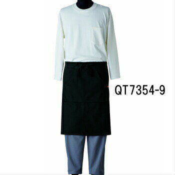 Gingham Aprons - QT7354-9 腰下エプロン 選べる7色 フリーサイズ