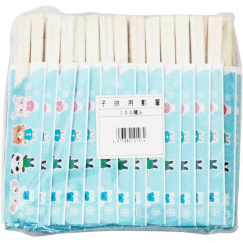 白樺 6寸箸 子供用割箸 100膳 （1ケース）