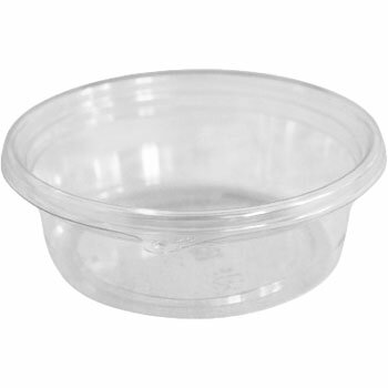 Rakuten - DT−129−320 透明蓋付 100入 クリーンカップ 惣菜 密閉性高い 丸かっぷ 食品容器 業務用