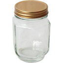 エスジェー 200NN／ゴールドcap付 瓶 保存容器 ガラス瓶 透明 ジャム 調味料 佃煮 金色 蓋 6角 62（Φ69）×H97.7mm 207ml
