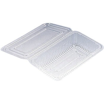 Rakuten - フードパック 中平 100入 使い捨て 惣菜 持ち帰り 折蓋タイプ 食品容器 業務用