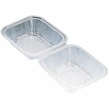 フードパック K−165深 100入 使い捨て 惣菜 持ち帰り 折蓋タイプ 食品容器 業務用 ハンバーガー 蒸しパン