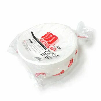 紙皿 スタンダ−ドプレ−ト No,8 20cm 100枚 ペーパープレート 簡易食器 バーベキュー アウトドア 家庭用..