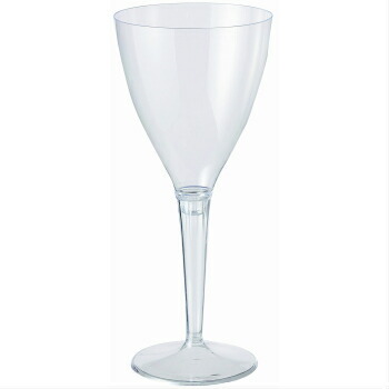 使い捨て クリアワイングラス 10P ハロウィン クリスマス パーティーやイベントに 割れない グラス プラスチックグラス