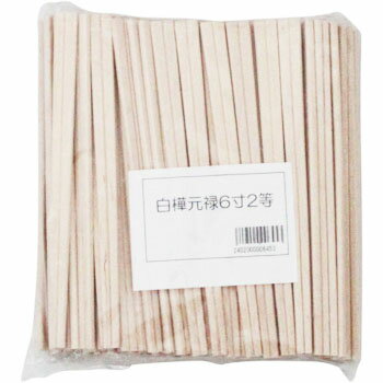 樂天商城 - 白樺 元禄箸 6寸 2等 100膳