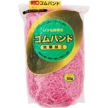 IGO輪ゴム 500g ＃16 ピンク 1袋