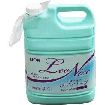 樂天商城 - レオナイスさっぱりボディーソープ4．5L ライオン 弱酸性 バス用品 大容量 詰替用 業務用
