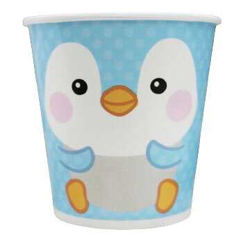 紙氷カップ SM−400PP オカメペンギン 50個入り かき氷カップ フラッペカップ かき...