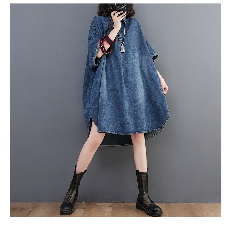 チュニック 春 ロングシャツ 半袖 レディース ビックシャツ BIGシャツ 切替え チュ...