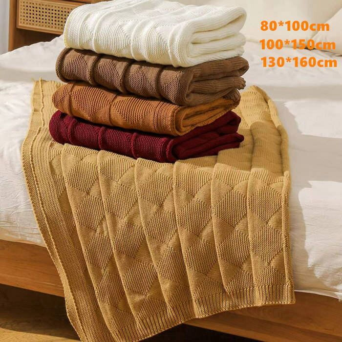 ブランケット ソファカバー ソファー 毛布 シングル ひざ掛け 大判 ウール ニット ジャガードタオル 毛布 多機能 四季適用 ソファー保護カバー 防塵カバー ソファーカバー シーツ こたつ ソファ カバー インテリア 洗える 汚れ 洗濯可 リビング ダイニング 小さめ