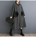 秋 コート レディース トレンチコート 春 アウター ロング ワンピース ロングシャツ 大きいサイズ ロングジャケット ブルゾン モッズコート スタジャン マキ...