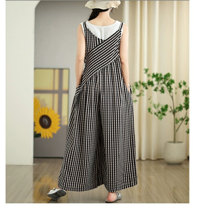 夏 サロペット オーバーオール オールインワン レディース つなぎ チェック ストライプ ロンパース 体型カバー 大きいサイズ ボトムス パンツ 作業服 ジャンパースカー キャミ カジュアル サルエルパンツ フレアー ジーンズ テーパード ロング 着痩せ 大人可愛い 薄手