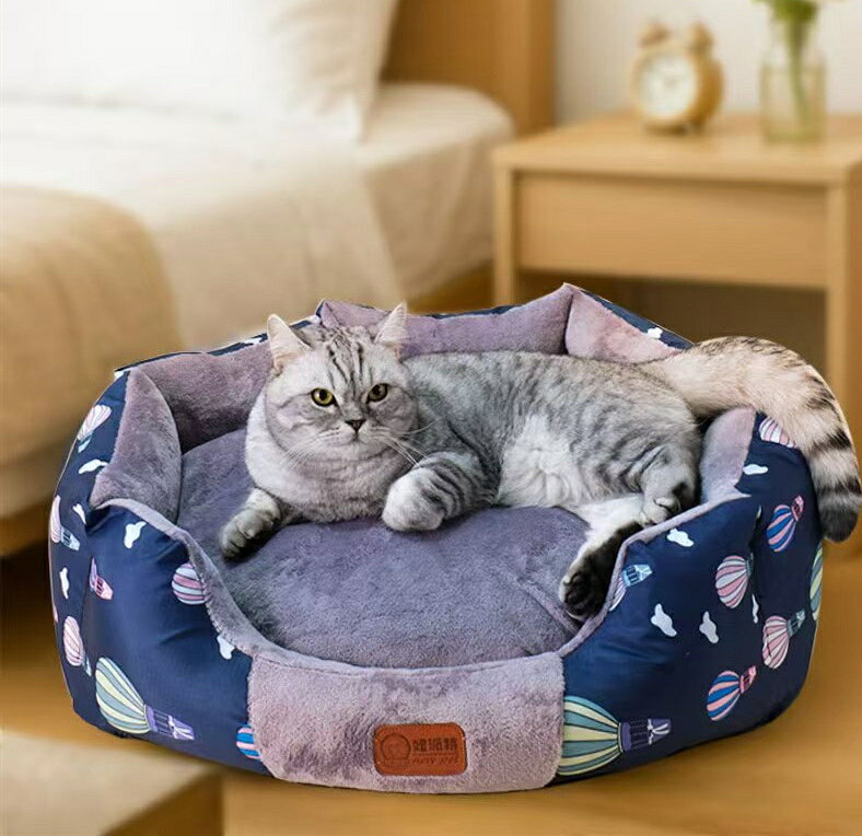 ペットベッド キャットハウスペット用 犬 猫 ふわふわ 暖か ねこベッド 冬用 キャ...