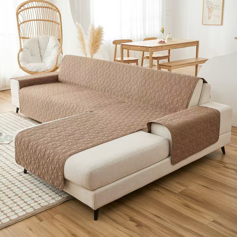 ソファーカバー コーナーソファカバー かけるだけ 無地 L字カウチ対応 3人掛け 4人掛け 肘付き 滑り止め ペット対策 防水 防汚インテリア ブランケット カウチカバー コーナーソファ カバー ソファ 座面 マルチカバー保護カバー 洗える キルトパット 四季兼用