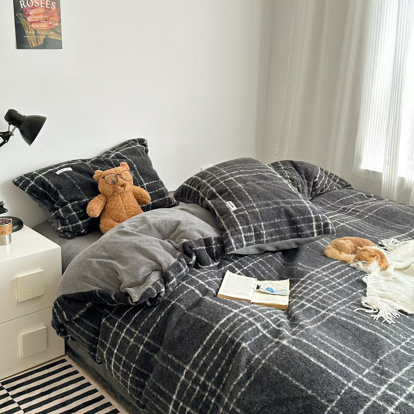 布団カバーセット 3点セット 掛け布団カバー 布団カバー 暖か あったか シングル ダブル 布団セット 寝..