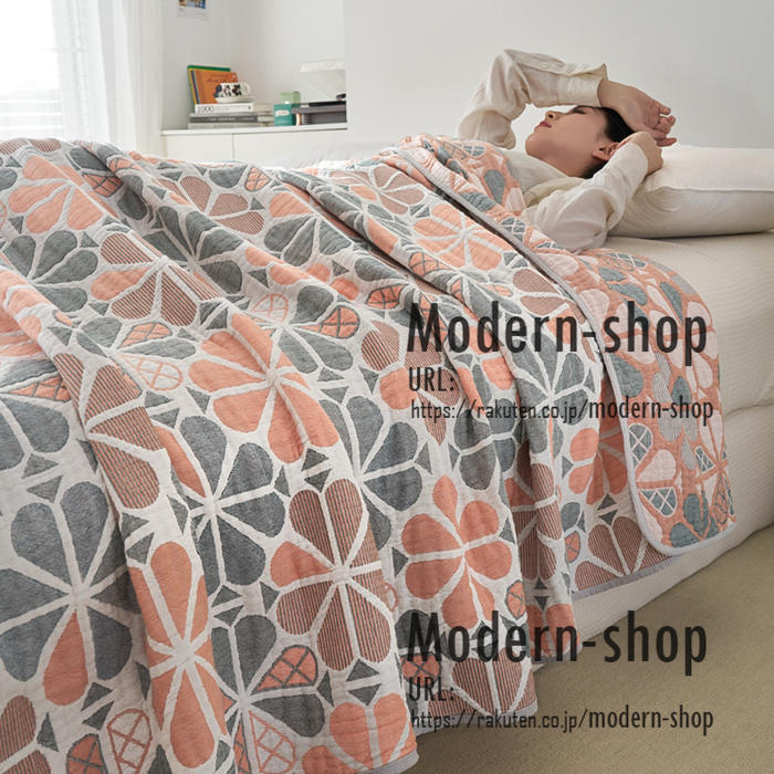 Comforters, Other - 夏用 6重ガーゼケット タオルケット シングル 夏布団 ダブル クイーン 綿100％ 単品 花柄 ブランケット お昼寝ケット 綿 かわいい 掛け布団 肌掛け布団 1点 寝具 毛布 かけふとん 薄い布団 子供 レディース メンズ 可愛い 肌布団 薄さ 軽く 肌掛布団 肌がけ布団
