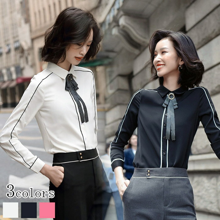 ブラウスシャツレディーストップスシ...