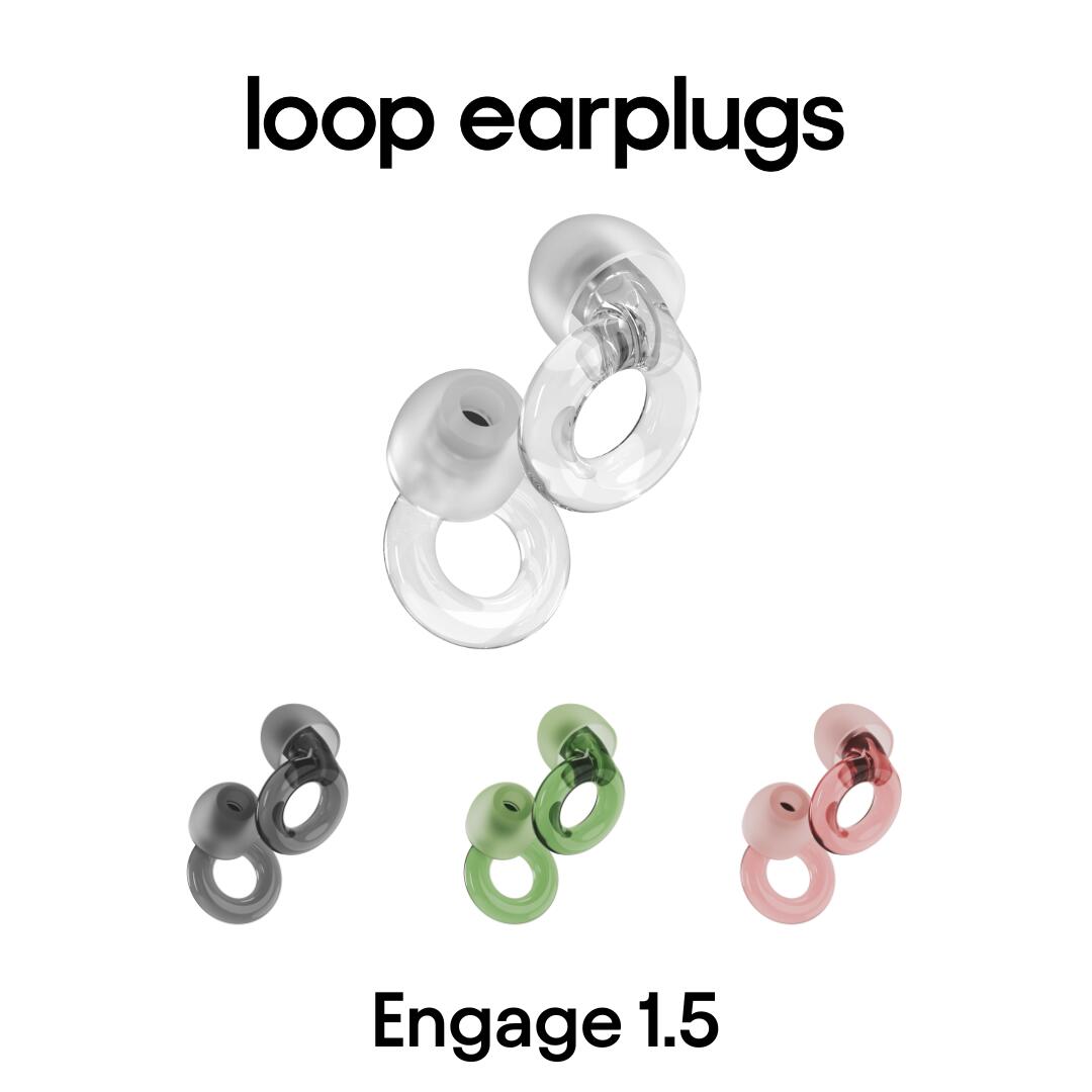 【国内正規品】Loop Engage 1.5 ループ エンゲージ 1.5 会話用 耳栓 騒音から耳を守る 高機能イヤープラグ 耳鳴り防止 クリアな音声 出張 防音 オフィス 仕事 勉強用 集中 XS,S,M,Lイヤーチップ付 16dB低減【国内総代理店】