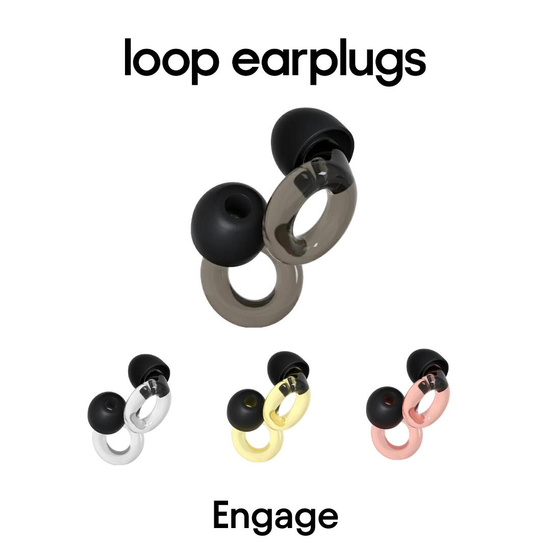 Loop Engage ループ エンゲージ 会話用 耳栓 騒音から耳を守る 高機能イヤープラグ 耳鳴り防止 クリア音声 出張 携帯用 防音 騒音 オフィス 仕事 勉強 集中 XS,S,M,Lイヤーチップ付き 16dB低減