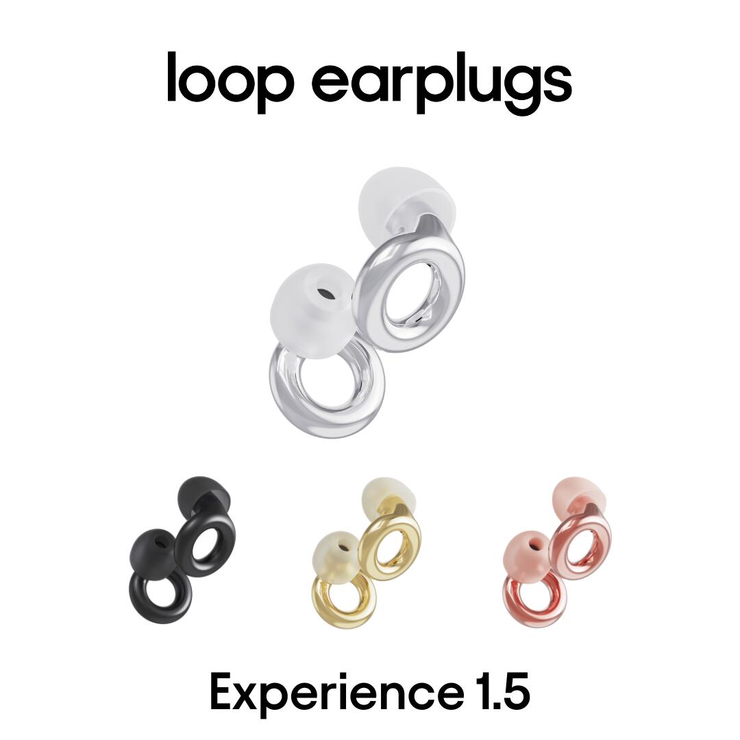 【国内正規品】Loop Experience1.5 ループ エクスペリエンス1.5 ライブ用 耳栓 騒音から耳を守る 高機能イヤープラグ 耳鳴り防止 遮音 防音 音楽ライブ コンサート 楽器の練習 オフィス 仕事 勉強用 18dB低減【国内総代理店】