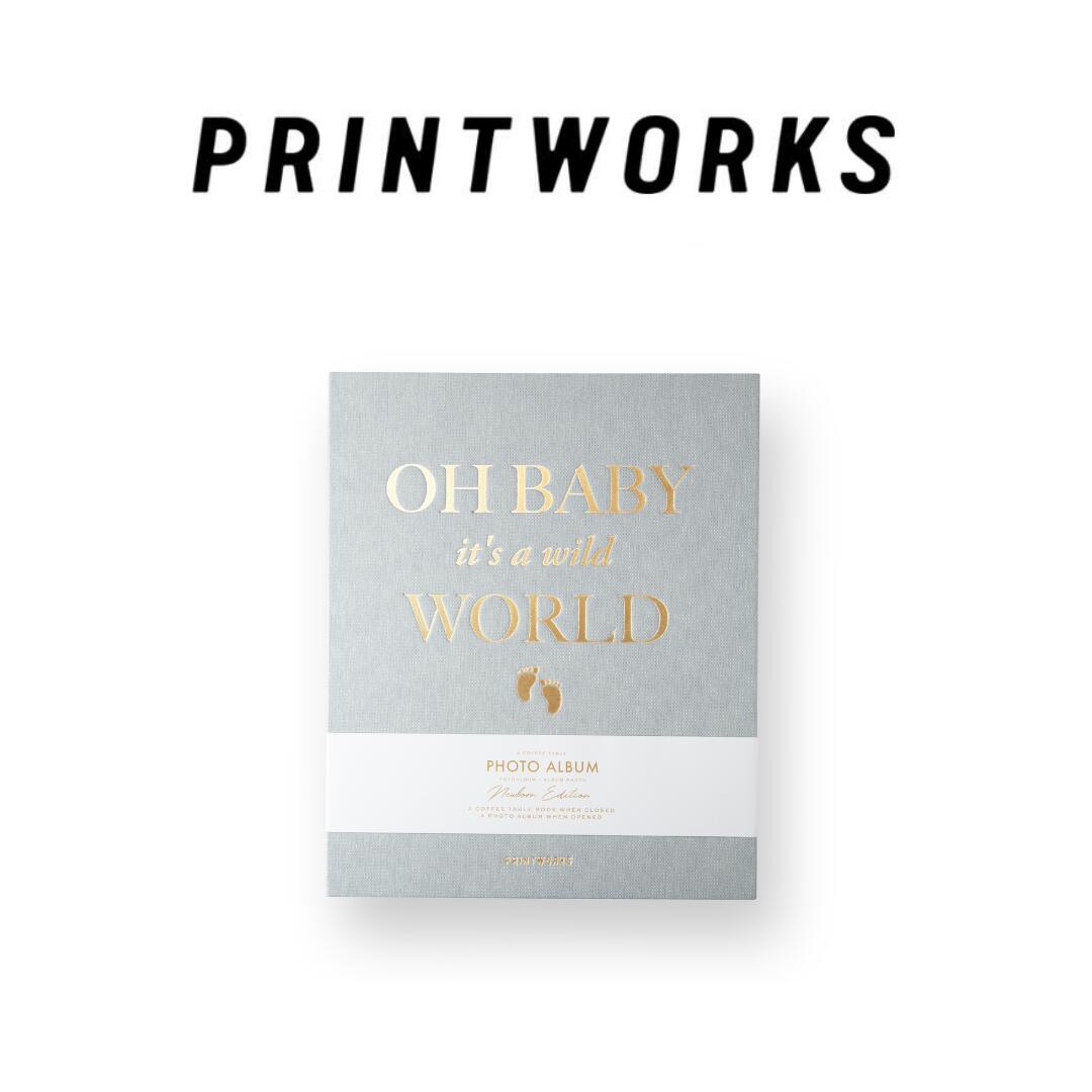 【公式】 PRINTWORKS Photo Album Oh Baby It's A Wild World プリントワークス フォトアルバム フォトブック スウェーデン発 北欧デザイン 写真収納 結婚祝い 出産祝い ギフトアイテム プレゼント【国内正規品】