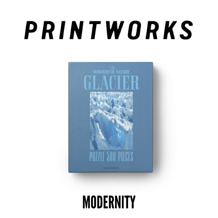 【公式】PRINTWORKS Puzzle GLACIER プリントワークス パズル グレイシャー スウェーデン発 北欧デザイン ジグソーパズル 500ピース インテリア 雑貨 誕生日 プレゼント 結婚祝い 贈り物 ギフトアイテム 【国内正規品】