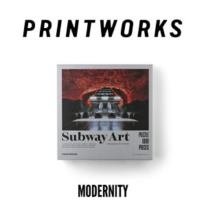 【母の日ギフト お買い得】PRINTWORKS Puzzle Subway Art Fire プリントワークス パズル サブウェイアート ファイア スウェーデン発 北欧デザイン ジグソーパズル 1000ピース 雑貨 誕生日 贈り物 ギフトアイテム プレゼント【国内正規品】