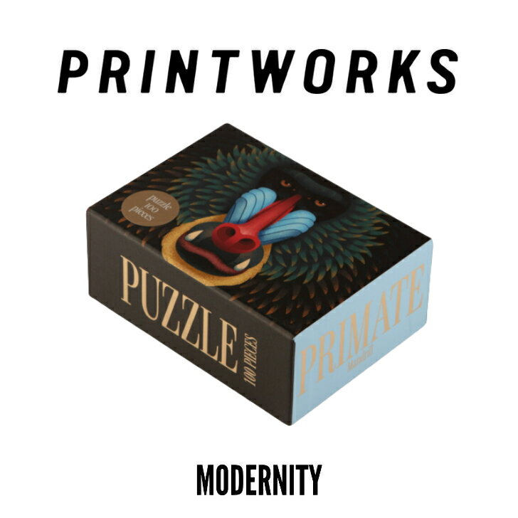 【公式】PRINTWORKS Puzzle Mandrill プリントワークス パズル マンドリル スウェーデン発 北欧デザイン ジグソーパズル 100ピース インテリア 雑貨 誕生日 プレゼント 贈り物 ギフトアイテム【国内正規品】