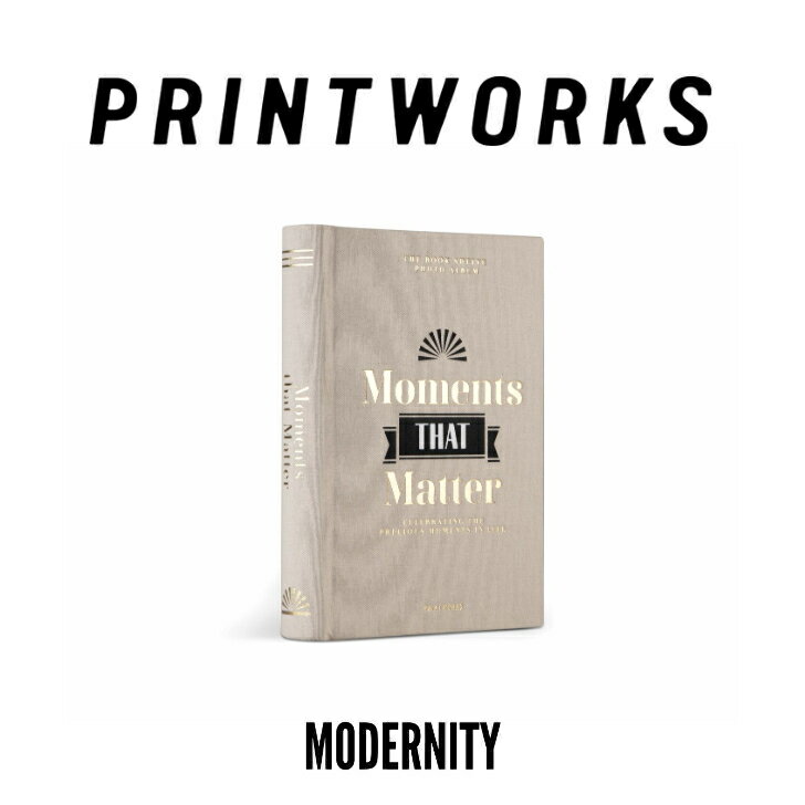 【公式】PRINTWORKS Bookshelf Album - Moments That Matter プリントワークス ブックシェルフアルバム スウェーデン発 北欧デザイン 写真収納 家族アルバム 誕生日 結婚祝い プレゼント 贈り物 ギフトアイテム【国内正規品】