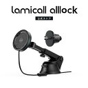 【公式】Lamicall ALL LOCK Wireless Car Charger ロミコール オールロック カーマウント チャージャースタンド マグネット ワイヤレス充電 車載スマホホルダー ダッシュボード 車 粘着式 360度回転 カー用品【国内正規品】