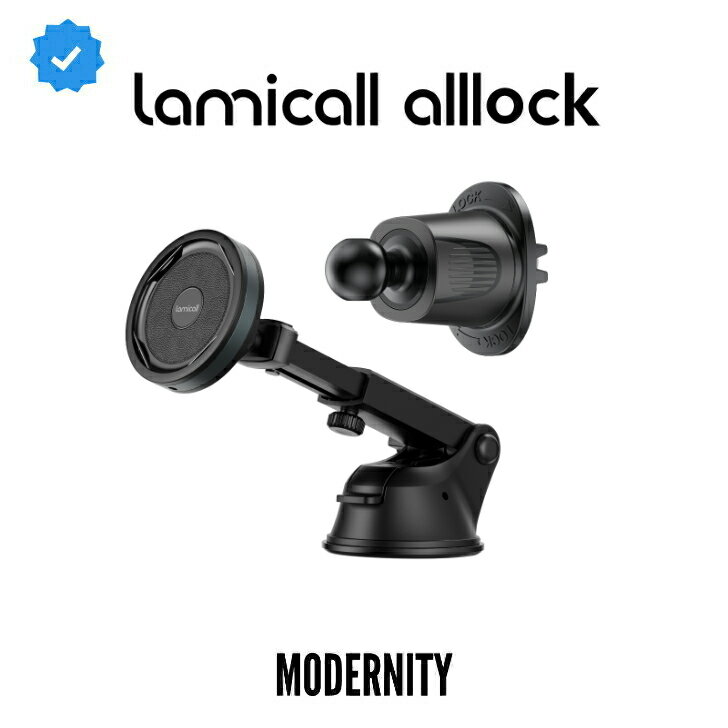 Lamicall ALL LOCK Car Mount ロミコール オールロック カー・マウント スタンド マグネット 車載ホルダー 車載スマホホルダー ダッシュボード 車 車載用 ホルダー 粘着式 360度回転 携帯ホルダー カー用品