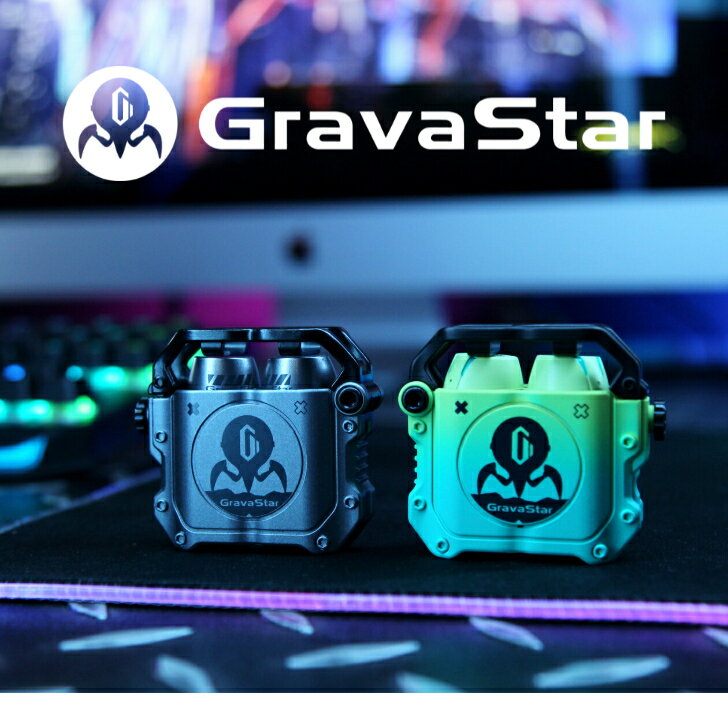 ★クリスマス SALE 45%OFF★ 【公式】GRAVASTAR Sirius [グラバスター] シリウス ワイヤレスイヤホン Bluetooth5.2 IPX5レベル 防水設計 低遅延 ノイズキャンセリング機能 亜鉛合金製充電ケース カラー2色展開 ギフト クリスマス【国内正規品】