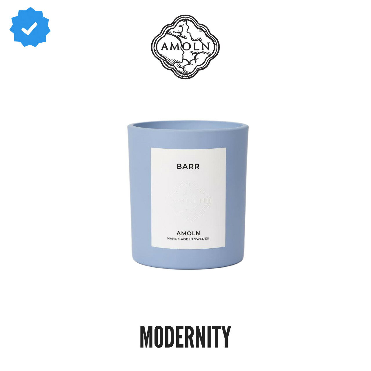 ★ 年越し SALE 30%OFF★【公式】AMOLN Candle Barr アモルン キャンドル バー フレグランス 香り ウッディ 天然成分 高級 おしゃれ アロマキャンドル ろうそく ハンドメイド インテリア リラックス スウェーデン発 フランス製 プレゼント ギフト 贈り物【国内正規品】