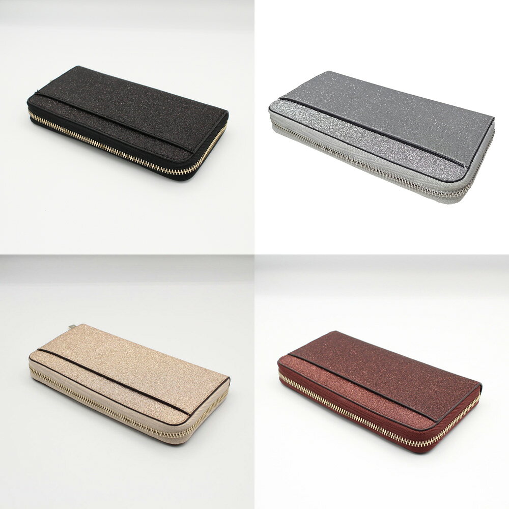 ◆【ケイトスペード KATESPADE 】シミーグリッターボックス入りラージコンチネンタ...