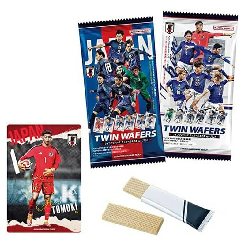 バンダイ ツインウエハース サッカー日本代表ver.2026 20個入 BOX 食玩 ウエハース カード付き 未開封BOX