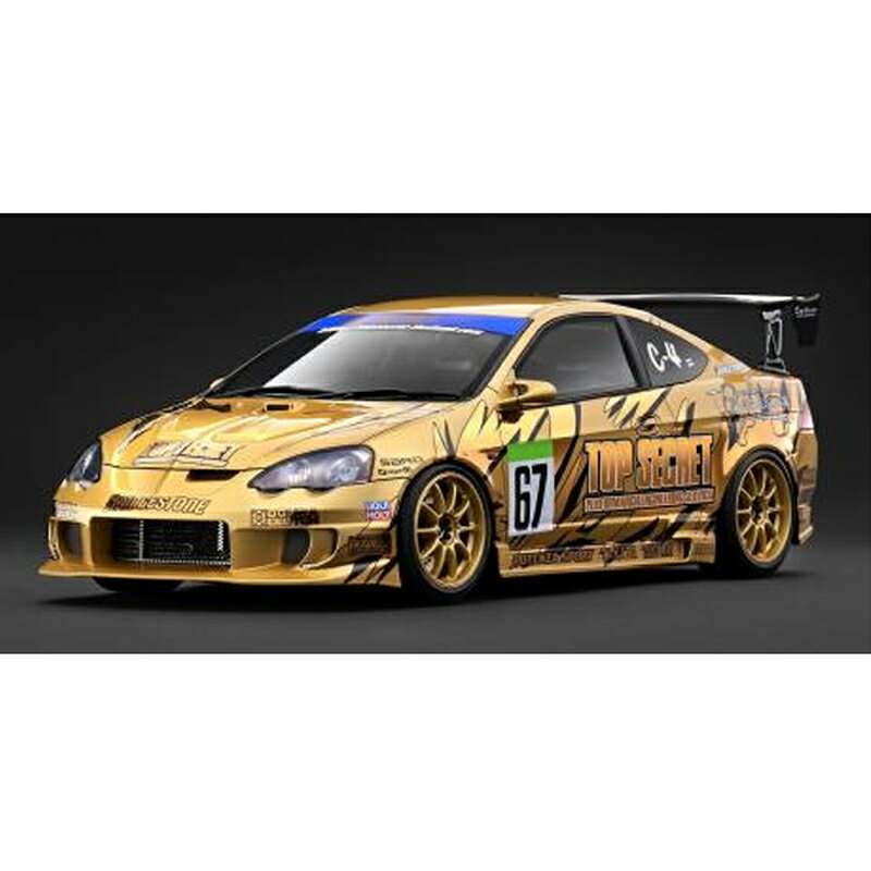 【予約 2027年4月予定】 ignition model イグニッションモデル IG4054 1/18 Top Secret INTEGRA DC5 Gold トップシークレット ホンダ インテグラ ゴールド ミニカー レジン製 完成品 Top Secret Thailand デモカー CE28タイプ 17インチ GTウイング ローダウン 大径マフラー