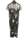 sacai × Eric Haze サカイ × エリックヘイズ 23SS Print Dress ドレスワンピース グリーン サイズ:1 【中古】 ITD09G...