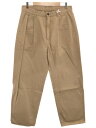 Graphpaper グラフペーパー 19SS CHINO TWO TUCK PANTS 2タックチノパンツ ベージュ サイズ：1 【中古】 ITWAGS9L355S