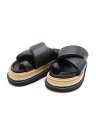 sacai サカイ Multiple Sole Sandals 厚底サンダル ブラック 37 【中古】 ITT5S6RMKGQE