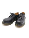 Dr.Martens ドクターマーチン スチールトゥ3ホールレザーシューズ ブラック 4 【中古】 ITZ8HWY8IZOC