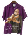 WACKO MARIA ワコマリア 21SS THE NOTORIOUS B.I.G. HAWAIIAN SHIRT ノートリアスビーアイジーアロハシャツ パープル サイズ:S メンズ