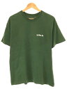 En Plein Air オン プレ ネール EAST RIVER TEE プリントTシャツ グリーン サイズ:XL メンズ【中古】